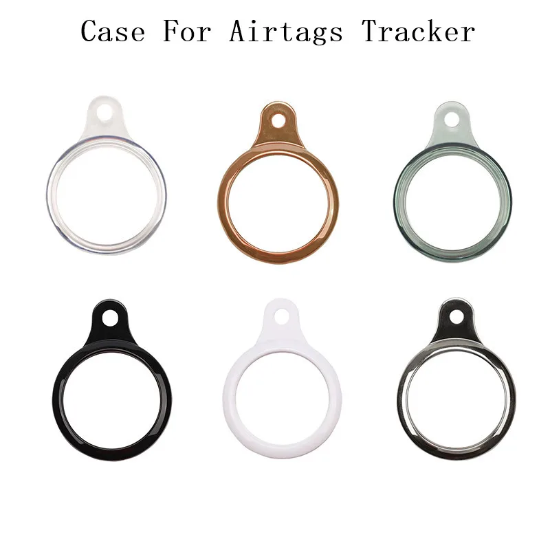 

For Airtags Tracker keychian Ultra-thin TPU soft shell Protective Cover Anti-lost Anti-scratch Accessories case For AirTags