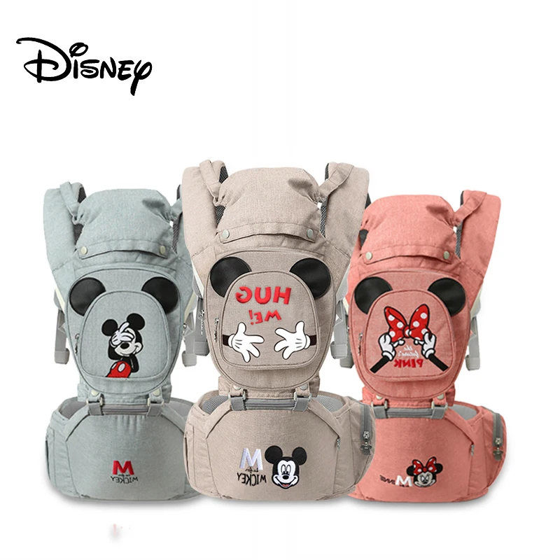 Disney Baby Carrier Хипсит(пояс для ношения ребенка) Новорожденный слинг для младенцев передняя сторона кенгуру Слинги для младенцев для путешествий 0-18 месяцев