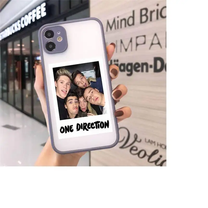 

One Direction Louis Tomlinson Clear Phone Cases matte transparent For gray iPhone 7 8 x xs xr 11 12 pro plus max mini Clear