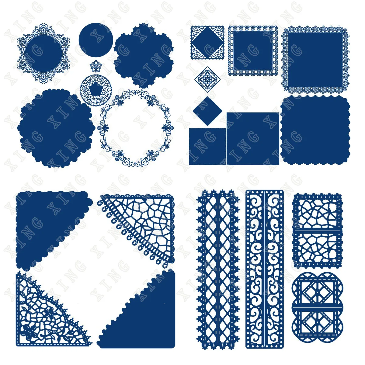 

Pieces Corral Plaza Lace Corners Handy Hinges New Metal Cutting Die Scrapbook Diary Decoration Embossing Template Diy Paper Card