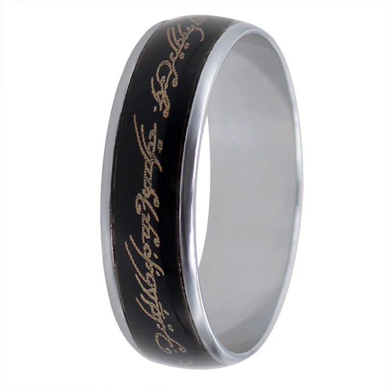 Mood Ring Temperature Change Color Innovative Letter Print for Men Women TT@88 | Украшения и аксессуары