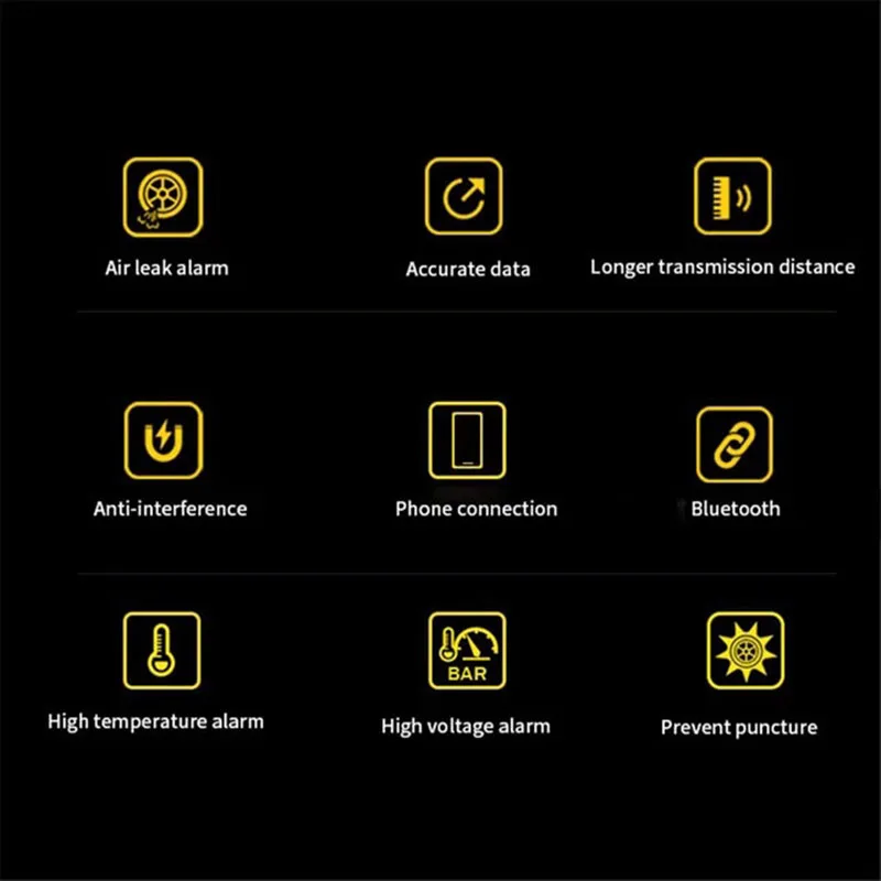 Беспроводная система контроля давления в шинах Tpms android bluetooth сенсор Extemal builtin для