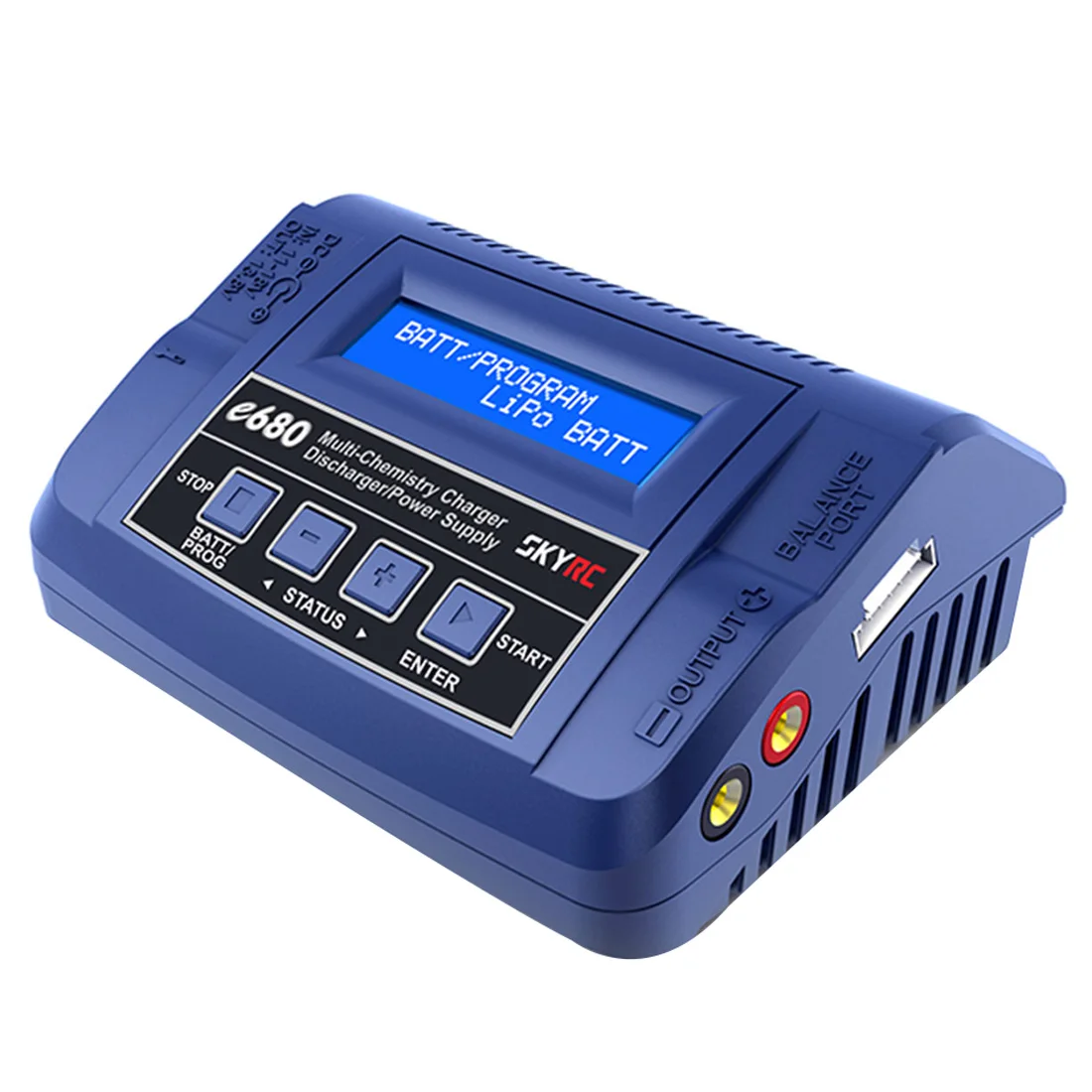 

SKYRC E680 8A 80w AC 100V -240V/ DC 11V- 18V Balance Charger for 1-6s LiPo Li-ion LiFe NiCd NiMH battery supports AGM Battery