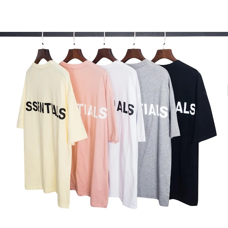 2020 Мужская/женская футболка kanye west fog свободная ovesized high street essentials хип хоп
