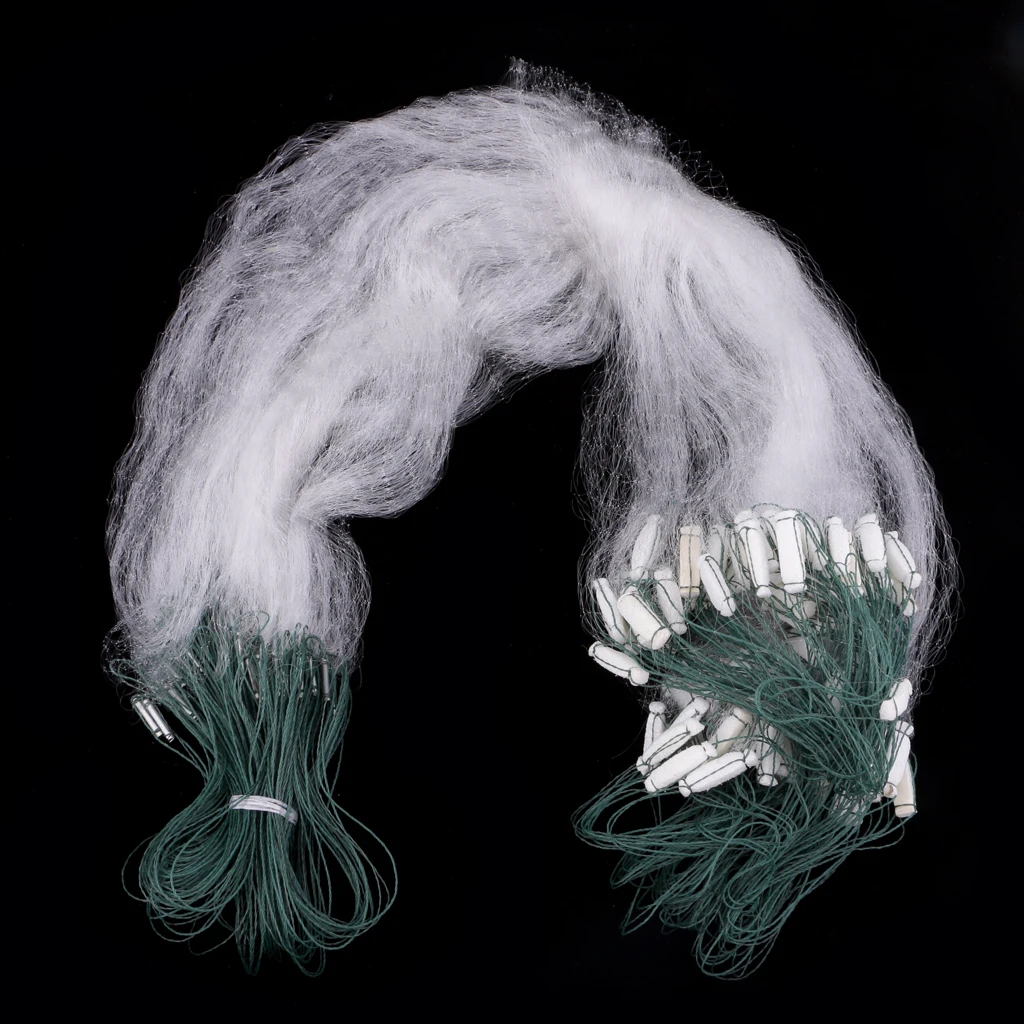 Рыболовная жаберная сеть 25 метров 1-слойная монофиламентная рыболовная с