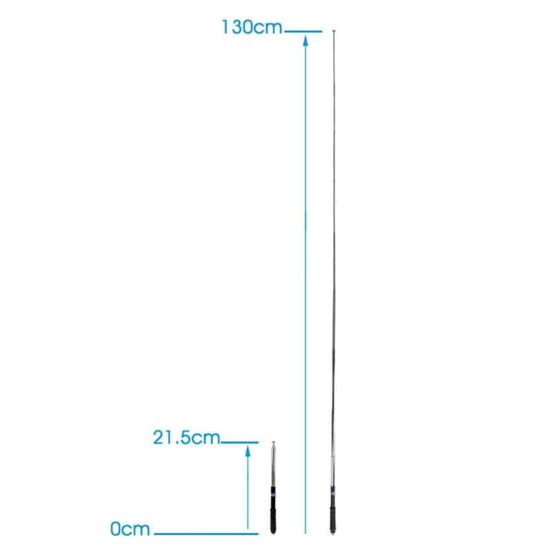 

41QA Gain Telescopic Antenna FP10120 VHF 136-174MHz for Motorola GP328 GP300 GP88 GP340 GP338 GP388 CP040 Two Way Radio Walkie