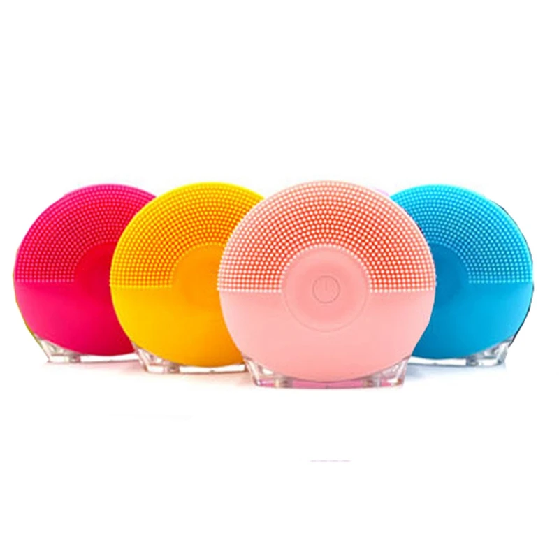 

Waterproof Sonic Vibrating Face Brush For Deep Cleansing Gentle Exfoliating Massaging Facial Cleansing Brush