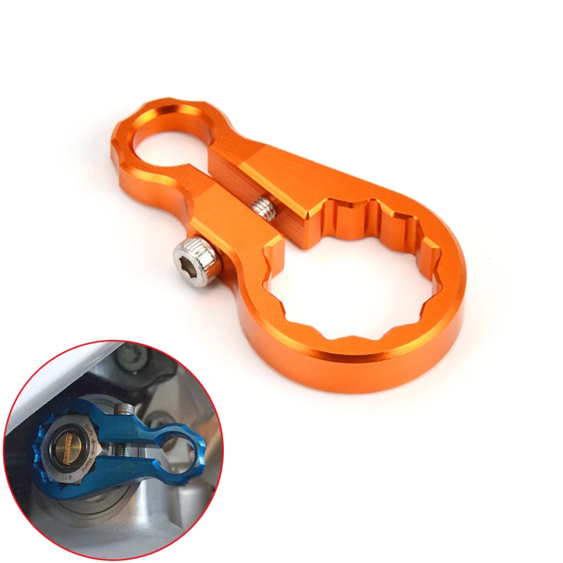 Высокоскоростной 17 мм задний инструмент для регулировки сжатия гаечный ключ для KTM SX SXF EXC EXCF XC XCF XCW TPI XCFW шесть дней 2014-2019 2018 2017