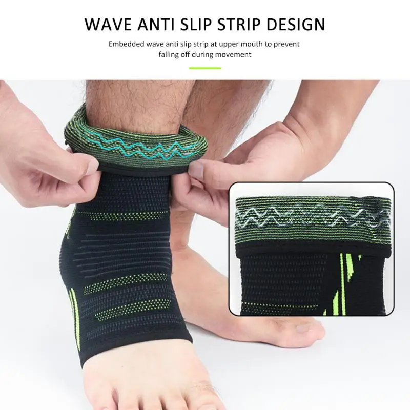 1 шт. спортивный бандаж на лодыжку компрессионный ремешок рукава поддержка 3D