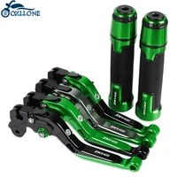 zxr400 all years motorcycle cnc brake clutch levers handlebar knobs handle hand grip ends for kawasaki zxr400 all years