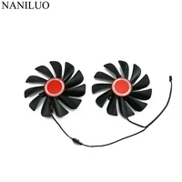 2pcslot 95mm fdc10u12s9 c cf1010u12s cooler fan replace for xfx amd radeon rx 580 590 rx580 rx590 graphics card cooling fan