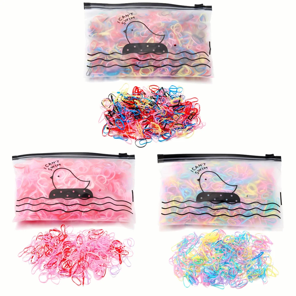 

5-20g Girls Hair Nylon Rubber Band Elastic Hair Bands Headband Children Ponytail Holder Bands Kids Ornaments Accessories Gift