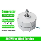 PL RU Wareho Применение 800W 12V 24V 48V низшее Скорость 3 фазы без зубчатой передачи постоянный магнит генератор переменного тока Генератор Применение для ветровой турбины