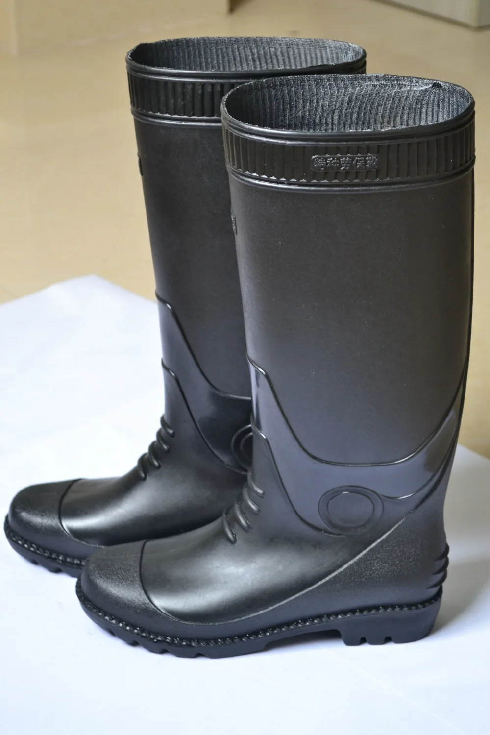 Сапоги Aleafalling мужские резиновые водонепроницаемые до колена без застежки из ПВХ