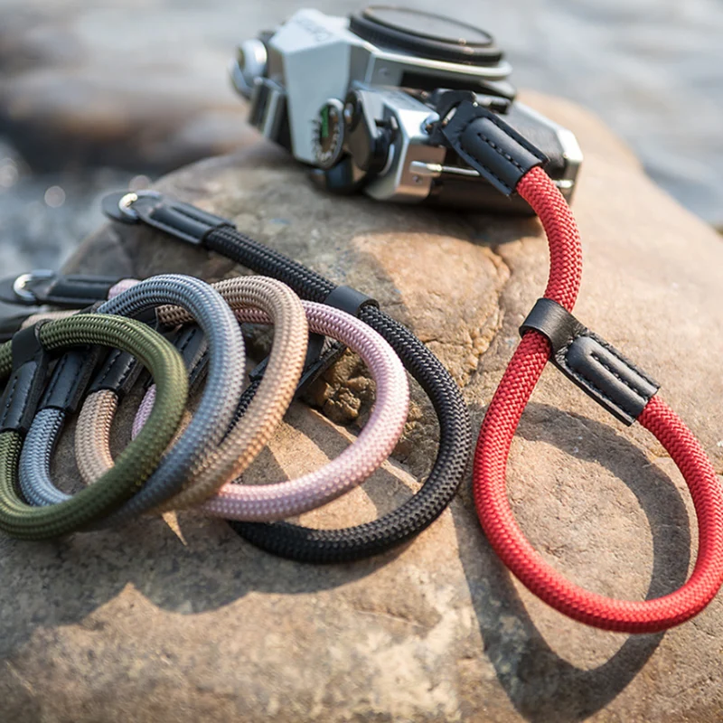 Handmade nylon Digital Camera Wrist Hand Strap Grip Paracord Braided Wristband for Fuji X-T20 X-T3 X-T2 X-E3 X-A20 X-A7 A5 X-T30 |