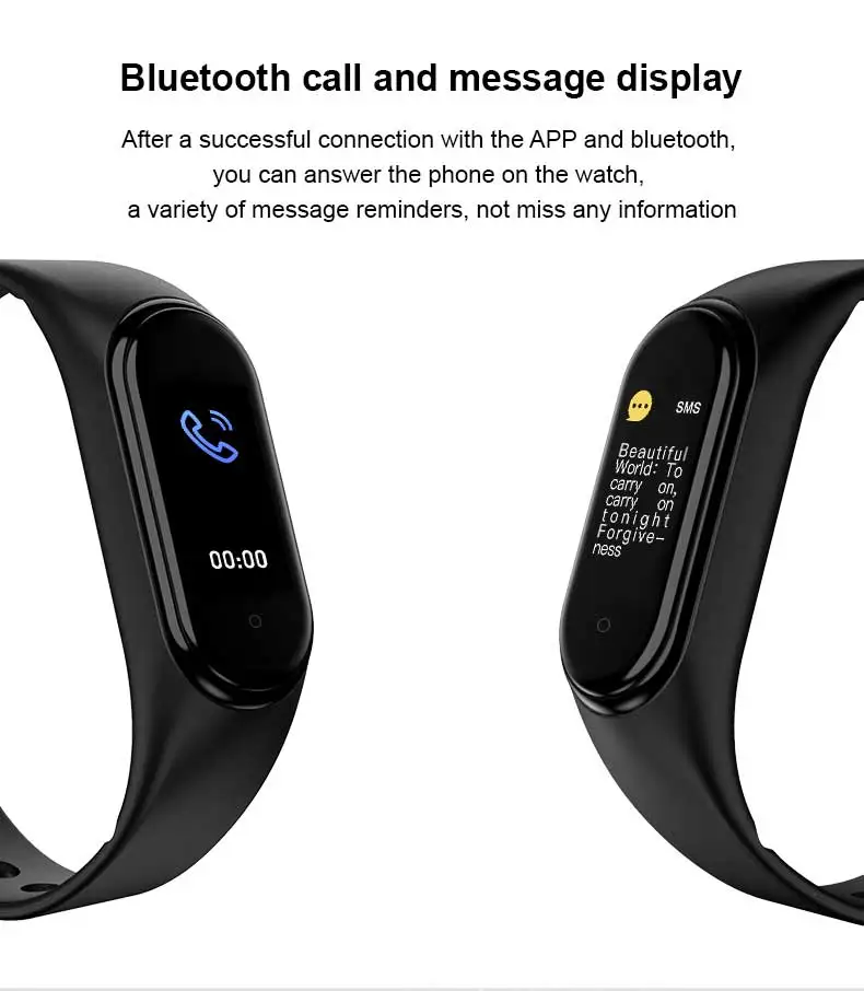 Смарт-браслет M5 IP68 водонепроницаемые Смарт-часы с Bluetooth функцией звонков