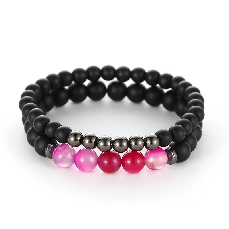 2019 черный абразивный камень Будда бусины модные ювелирные изделия Шарм 5