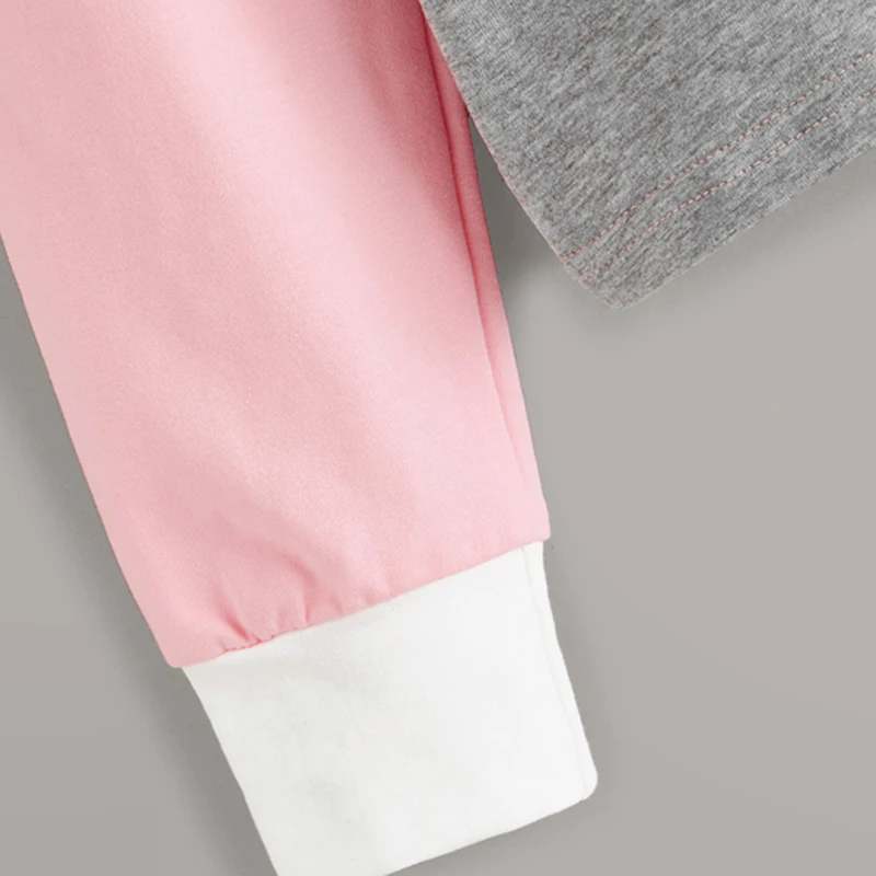 SHEIN Kiddie/Укороченный свитшот с капюшоном для маленьких девочек; Детские топы; коллекция года; осенние повседневные толстовки с длинными рукавами для подростков