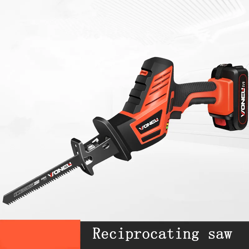 Литий перезаряжаемая сабельная пила бытовая маленькая высокая мощность