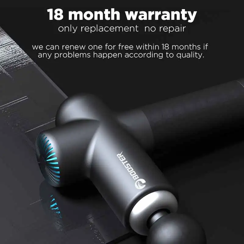 Профессиональный Массажный пистолет Booster Lightsaber Smart-Hit с глубиной массажа 80 мм и
