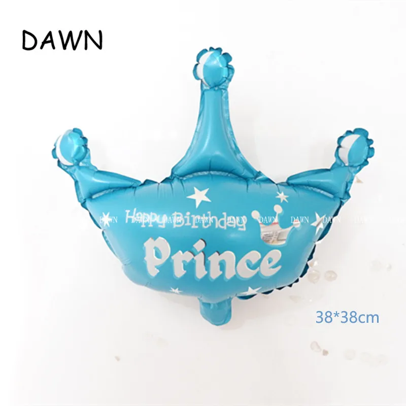 mini Crown blue 93*55 см большие Белль Золушка Белоснежка Принцесса фольга воздушные шары для маленьких девочек День Рождения украшения гелиевые шары подарок для детей - Цвет: mini Crown blue