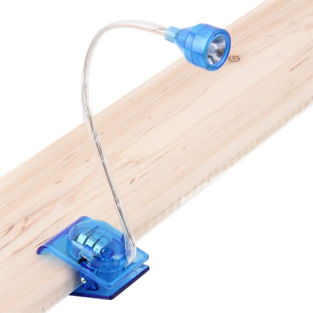 

Durable Adjustable Bright LED Clip On Book Reading Light Mini Table Lamp