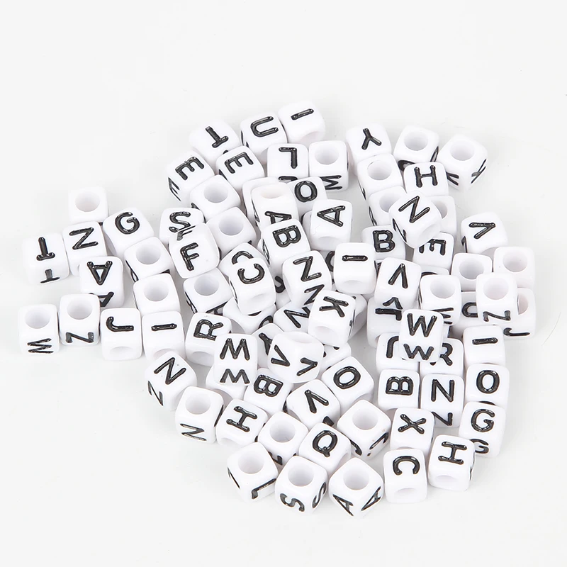 Бусины акриловые разноцветные для самостоятельного изготовления ювелирных