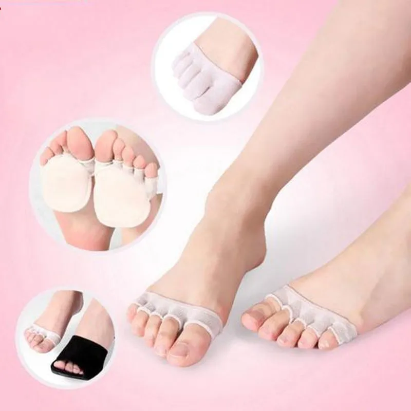 1 пара хлопок Половина Стельки колодки по уходу за ногами стельки стопы боли