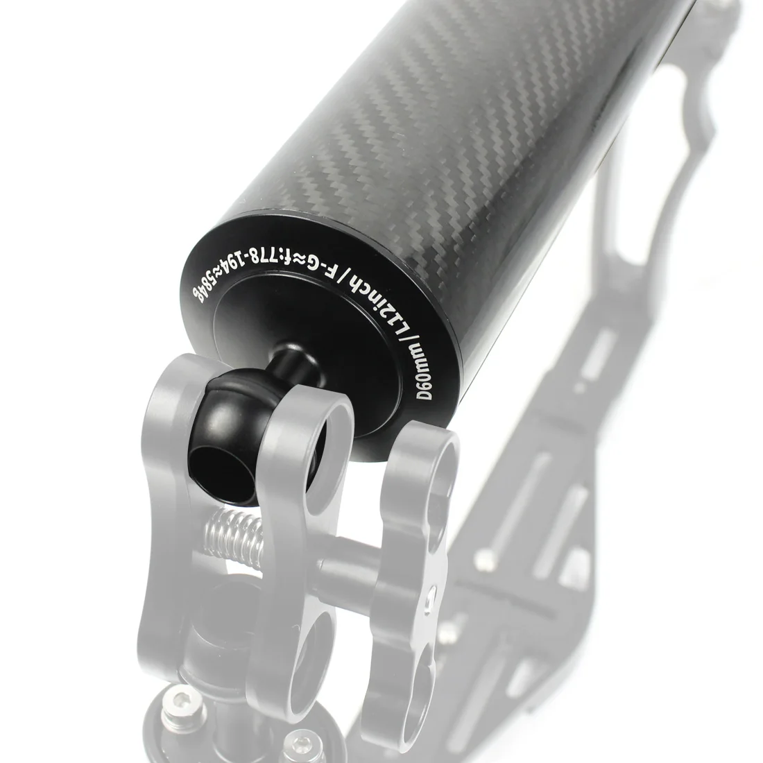 Удлинитель из углеродного волокна плавучая рукоятка двойной шарик для SLR камеры