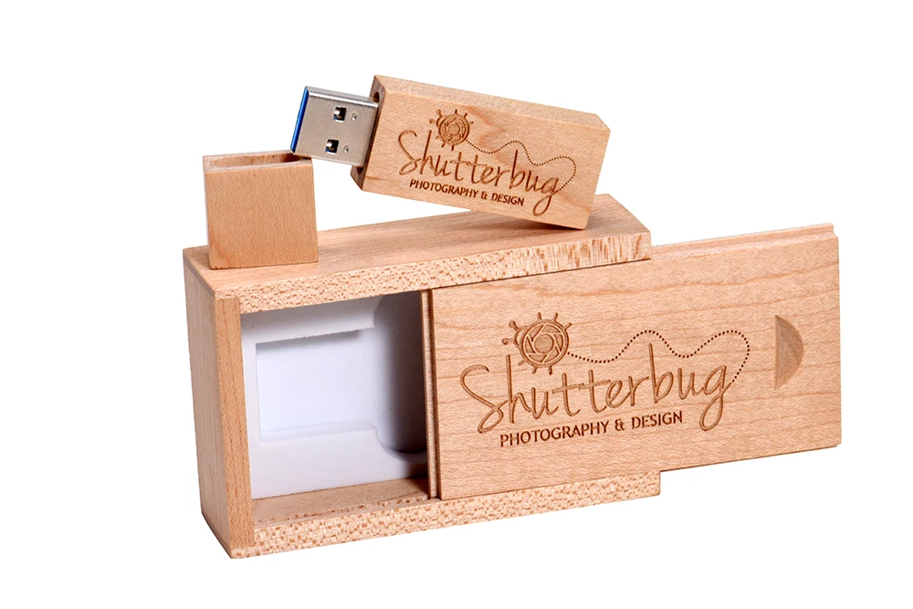 JASTER USB 3,0 фотография подарок внешний накопитель(более 10 шт бесплатный логотип) деревянный+ коробка Флешка 4 ГБ/16 ГБ/32 ГБ/64 Гб