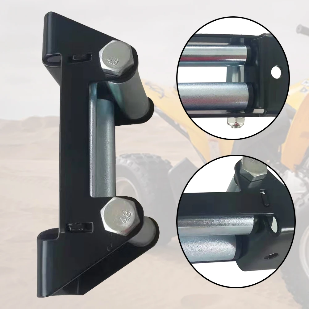 

Universal Winches Replacement Wear Resistant Compact Fairlead Roller Rope Guide Steel Auto ATV Offroad Manual Easy Install