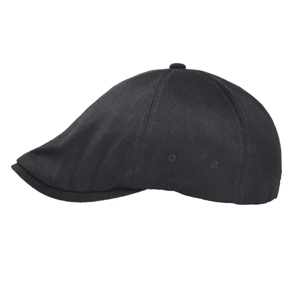 VOBOOM Twill хлопковый плоский плющ кепка мужская женская кофейная коричневая
