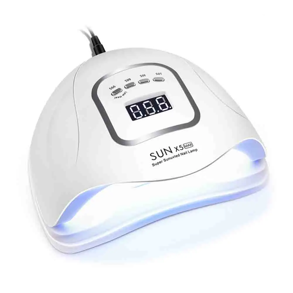 80W SUN5 max Сушилка для ногтей SUNX 5 Max/80/54/36 Вт Dual светодиодная УФ-лампа для ногтей от солнца светильник 45/36 светодиодный s для отверждения УФ-гель для ногтей с Сенсор ЖК-дисплей Дисплей - Цвет: 80W SUN5 max