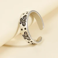 fashion ladies vintage butterfly rings bohemian exquisite hand carved rings engagement wedding jewelry gifts