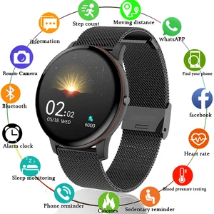 LIGE 2020 New Smart Watch Men Full Touch Screen Sports Multi-Function
Watch Heart Rate Alarm Clock Reminder Fitness Smartwatch