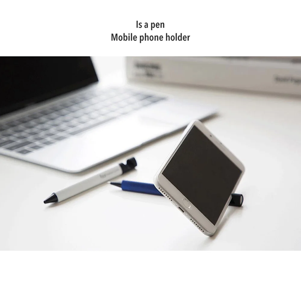 

Phone Holder Gel Pen 0.5mm Black Refill Functional Pen Available for Office School new