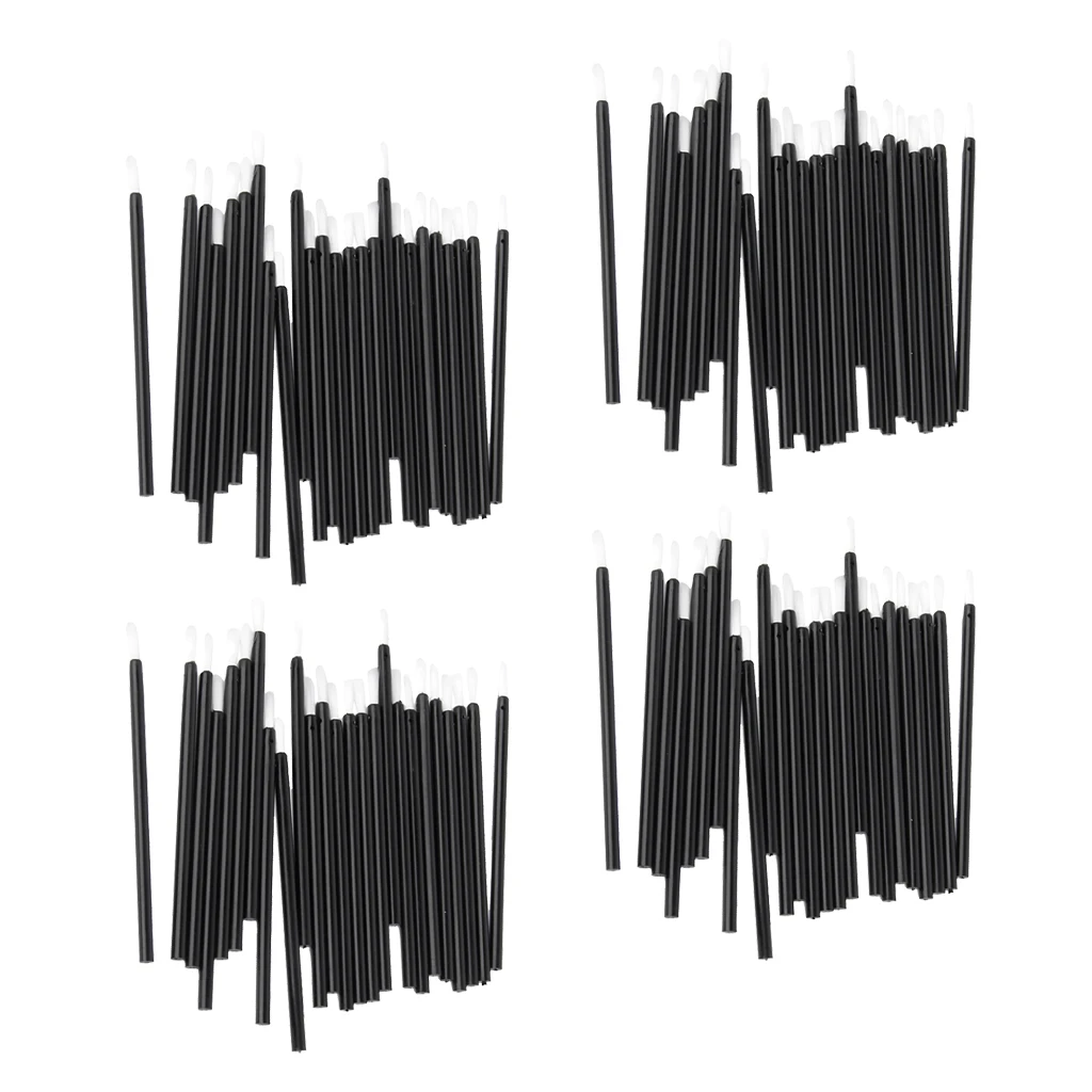 

4x 25pcs Disposable Bristle Lip Stick Applicators Brush Makeup Cosmetic Tool