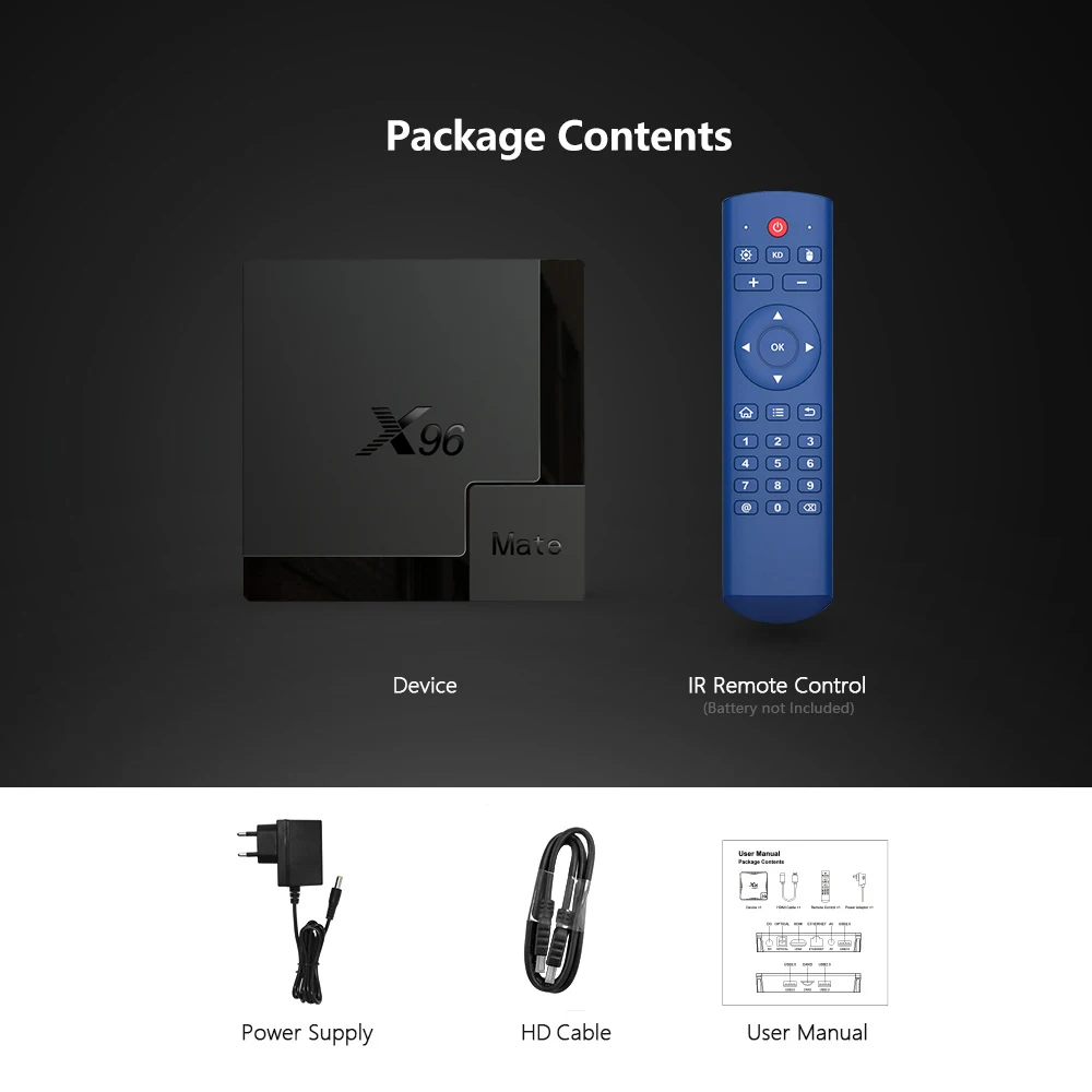 

2020 X96 Mate TV Box Android 10 Allwinner H616 4GB 32 64GB Smart TV Box Media Player 2.4G/5G wifi HD Set-top Box