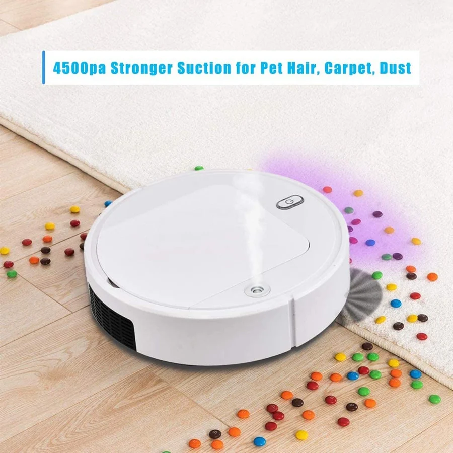 

ligent Robot Vacuum Cleaner, with Ultraviolet Function, Sprayer Function,Silent, USB Charging Robot Vacuum Cleaner