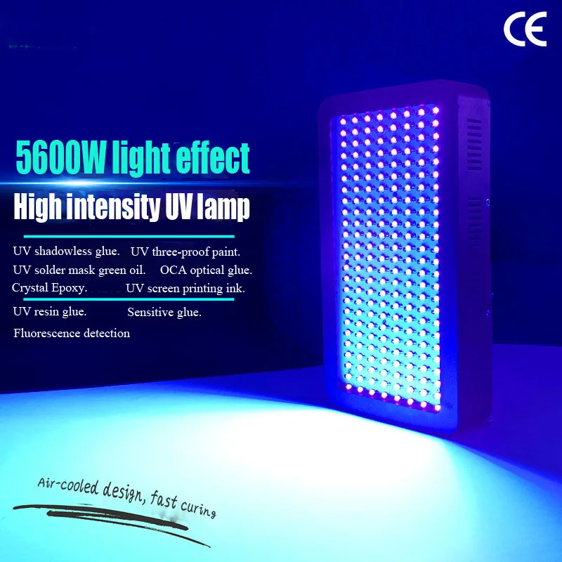 Светодиодная ультрафиолетовая лампа с воздушным охлаждением твердая УФ-лампа