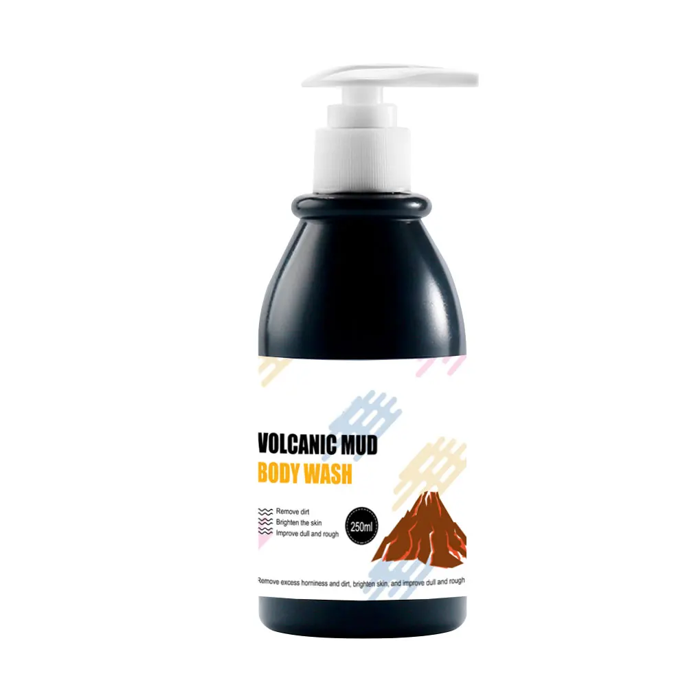 

Volcanic Mud Shower Gel Whole Body Wash Fast Whitening Deep Skin Clean Exfoliate 250ml FEA889
