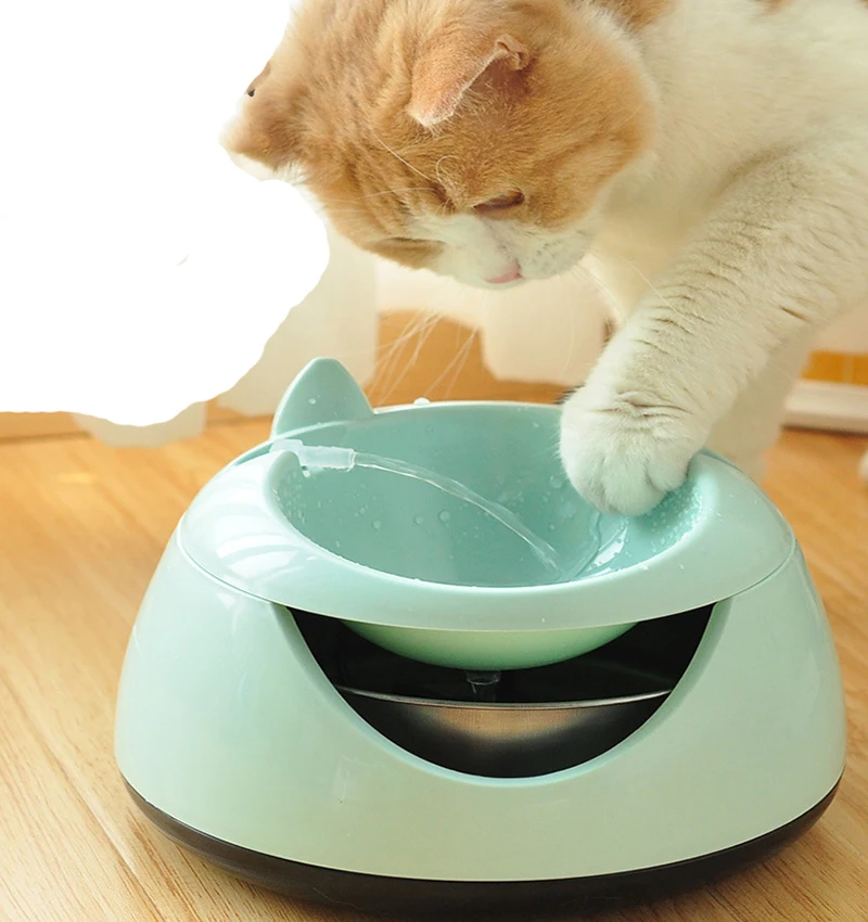 Автоматический светящийся фонтан для домашних животных кошек собак USB