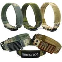 outdoor tactical pet collar adjustable durable hunting harnesses leads dog collar military training shooting dog leash sling