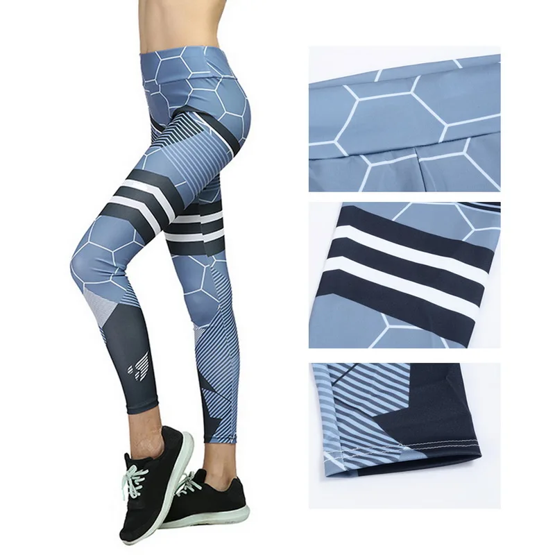 SIFT тонкие обтягивающие леггинсы женские с медовыми сотами фитнес брюки для йоги