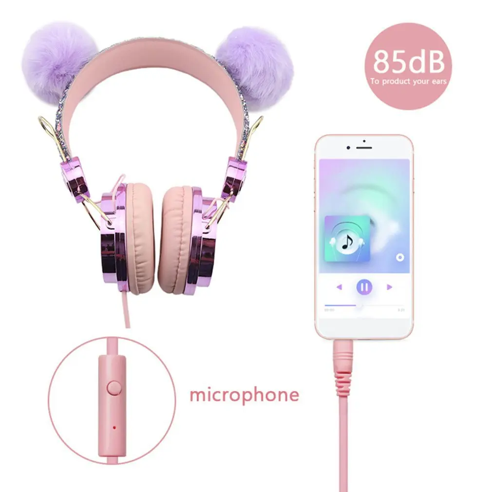 

Cute Wired Headphone For Kids Dinosaur/Unicorn Headset With Microphone For Smart Phones Tablet Use Boys Girls Kids Gift Earphone
