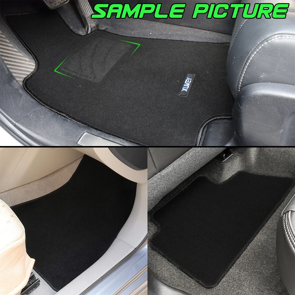 Автомобильные коврики для VW Golf Mk6 2009- Нейлон Черный Ковер лайнер передний задний интерьер 2010 2011 2012 2013