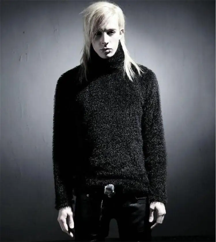 

Мужская зимняя одежда с высоким воротником и прямым рукавом, размера плюс