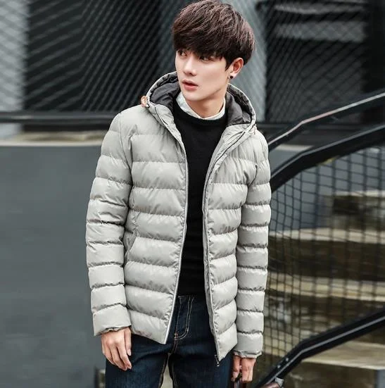 

2021 Mens Winter Parka jacket Coat Outerwear Fashion Hood Padded Quilted Warm Male Jackets Casual Jackets doudoune homme hiver