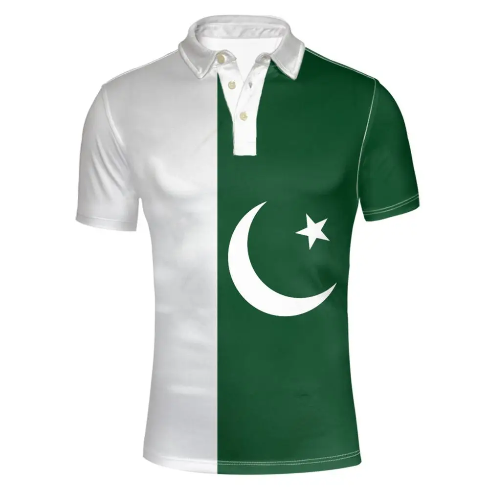

PAKISTAN youth diy free custom name number Polo shirt nation flag islam arabic islamic pk pakistani arab print photo clothing