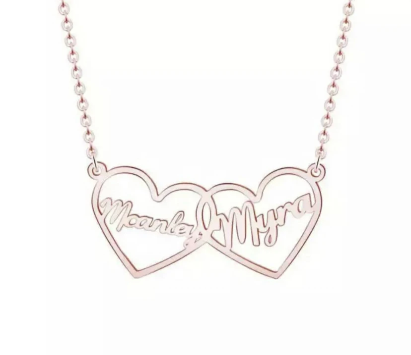 Персонализированное ожерелье с буквенным именем на заказ колье золотым